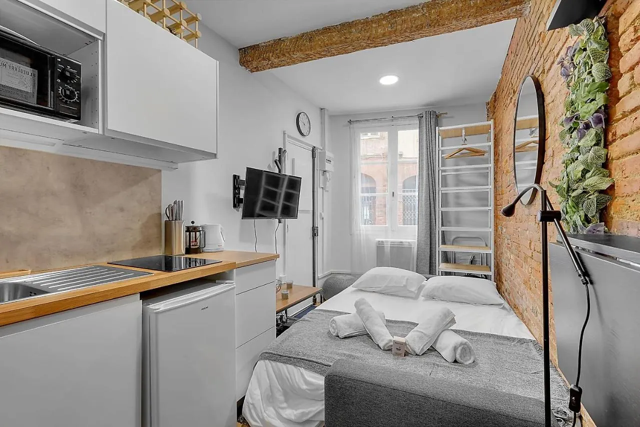 Getaway For 2 Beautiful Studio Near The Garonne Toulouse Apartman